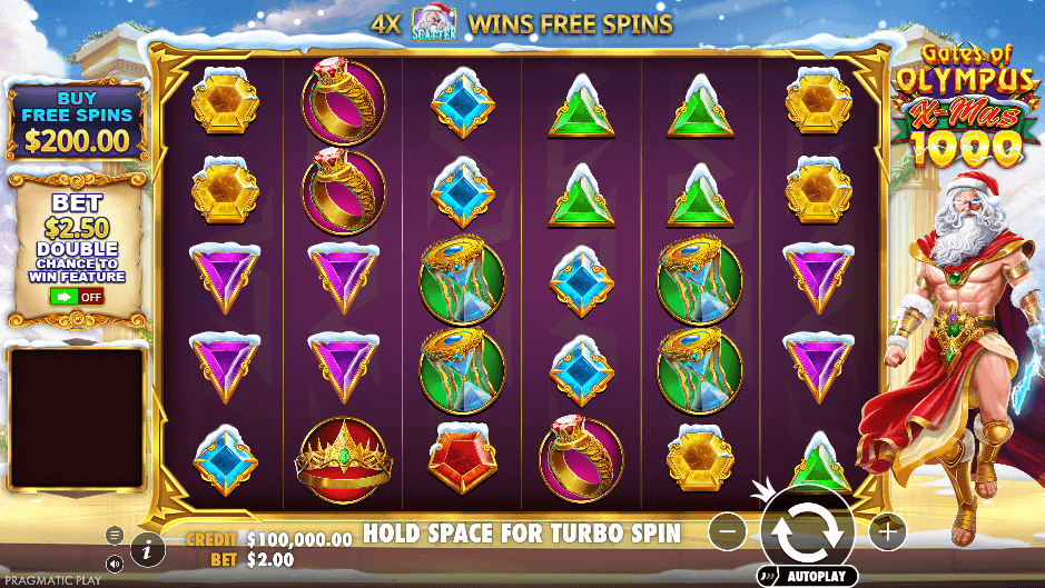 Gates Of Olympus X-Mas 1000 (Pragmatic Play) Image 1